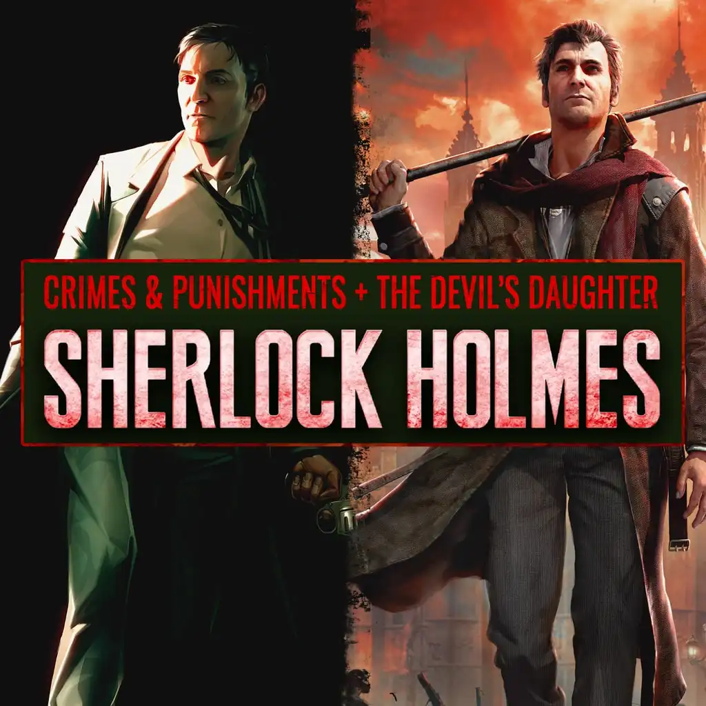 Sherlock Holmes: Crimes and Punishments + Sherlock Holmes: The Devil's Daughter bundle — PS4/PS5 бағасы Беларуста
