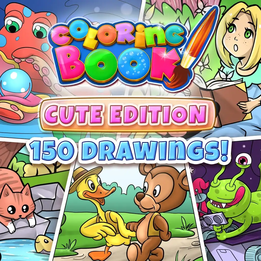 Coloring Book: Cute Edition - 150 drawings — PS4/PS5 price in Belarus