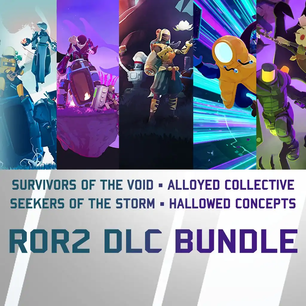 Risk of Rain 2 + Survivors of the Void + Seekers of the Storm + Alloyed Collective + Hallowed Concepts Bundle — PS4/PS5 бағасы Беларуста